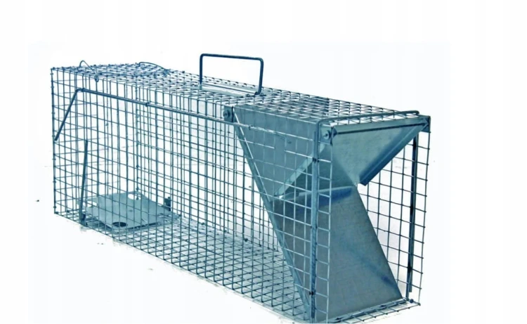 PUŁAPKA - ŻYWOŁAPKA AMSTEIN O WYMIARACH 82X20X27 CM
